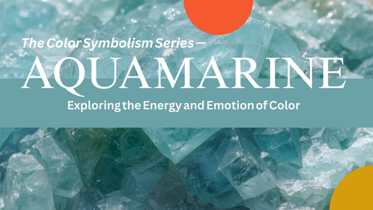 Aquamarine crystal symbolizing calm energy and spiritual clarity – The Color Symbolism Series